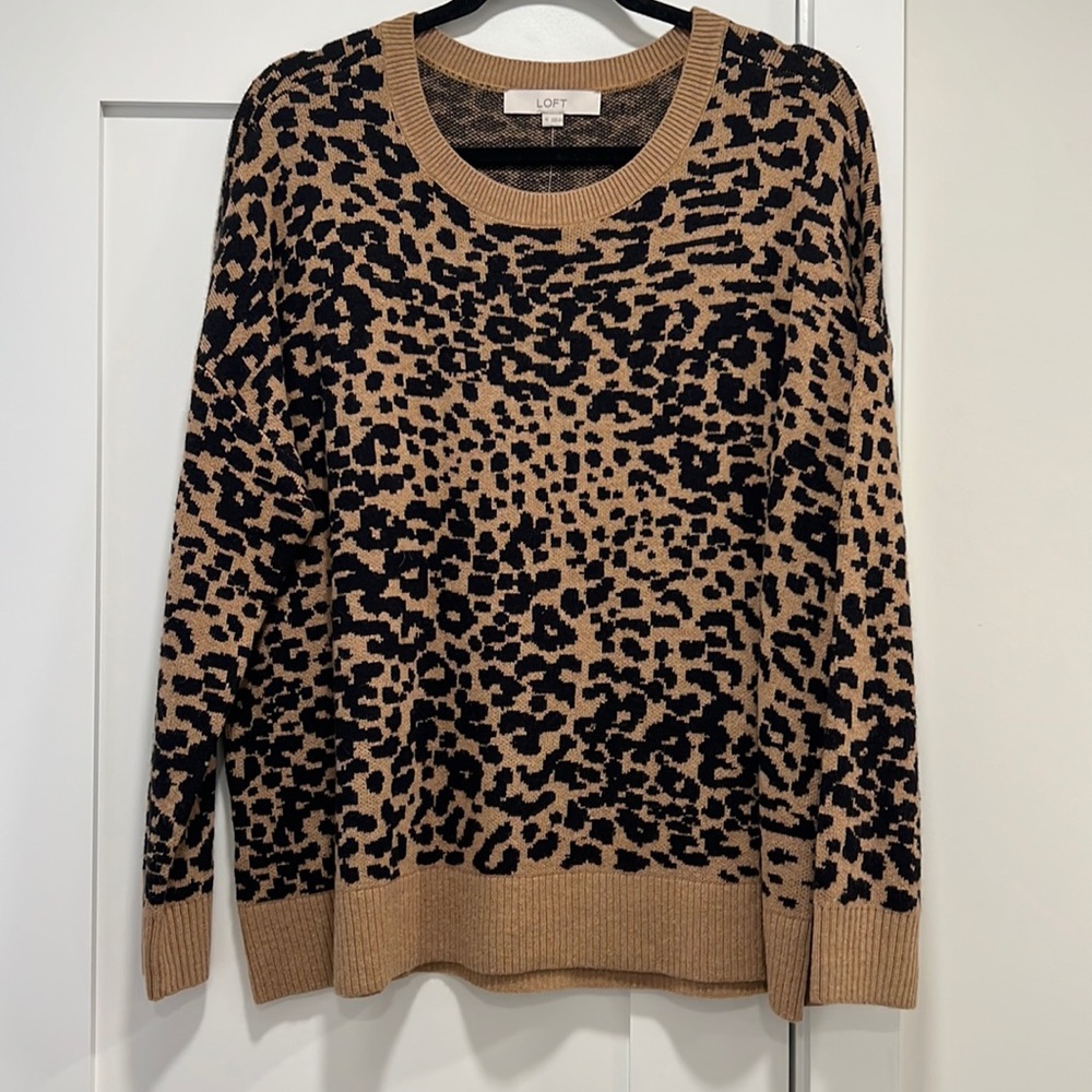Loft Leopard Sweater